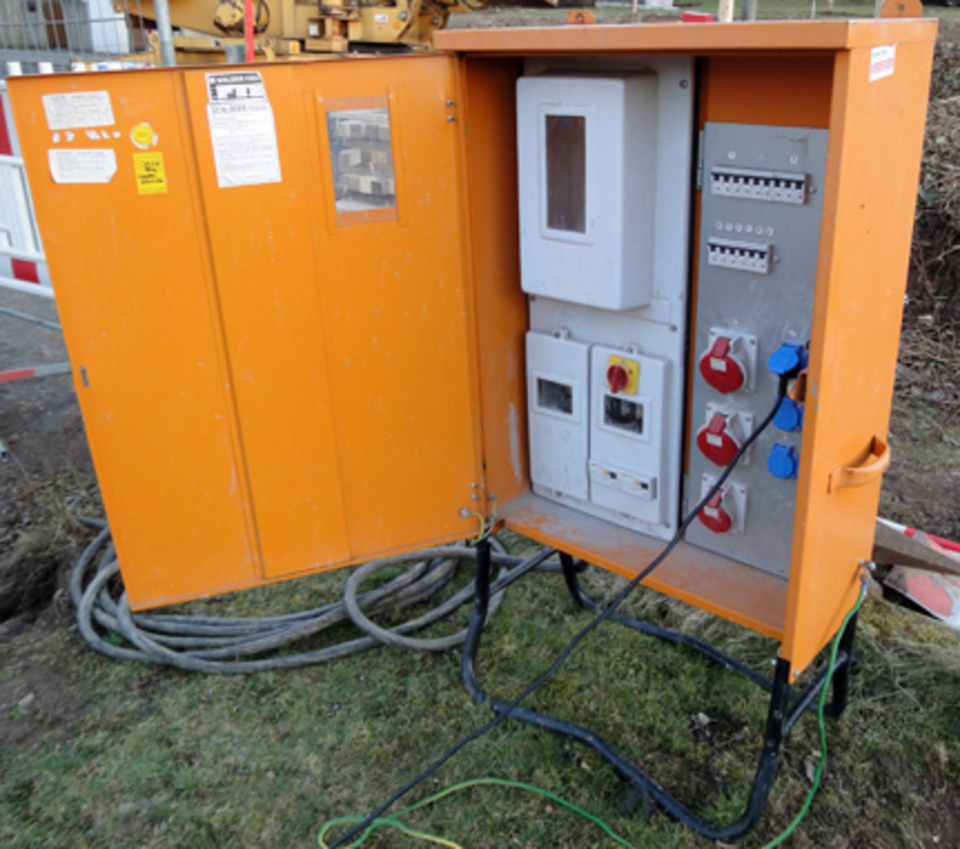 Baustromkasten bei Elektro-Hamann in Erfurt