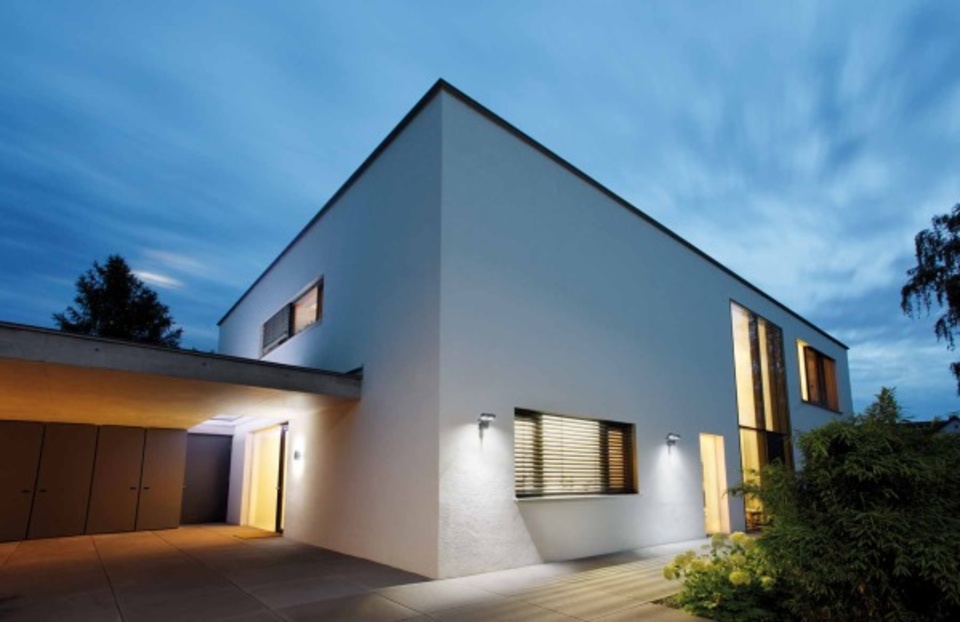 Aussenbeleuchtung bei Elektro-Hamann in Erfurt