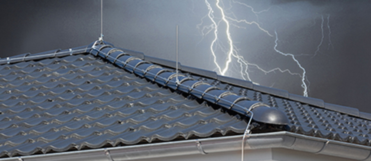 Äußerer Blitzschutz bei Elektro-Hamann in Erfurt