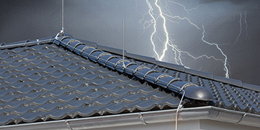 Äußerer Blitzschutz bei Elektro-Hamann in Erfurt